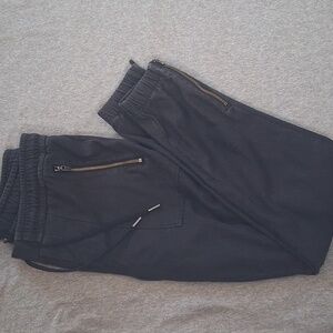 Athleta Women's Fallaron Pull On Jogger Pants Washed Gray Stretch Size 2